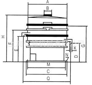 旋振篩外形圖